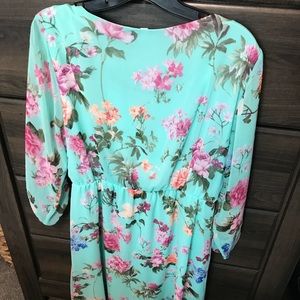 Pink blush maternity dress